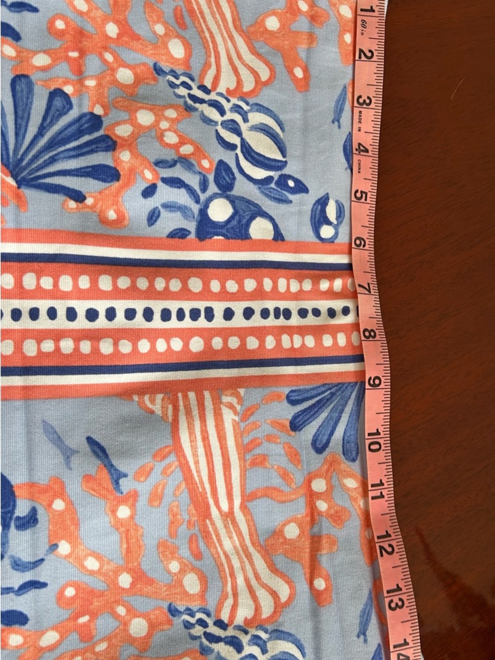 Talbots Pastel Blue and Peachy Floral Border A-Line Skirt 4P Lined skirt - Picture 5 of 7